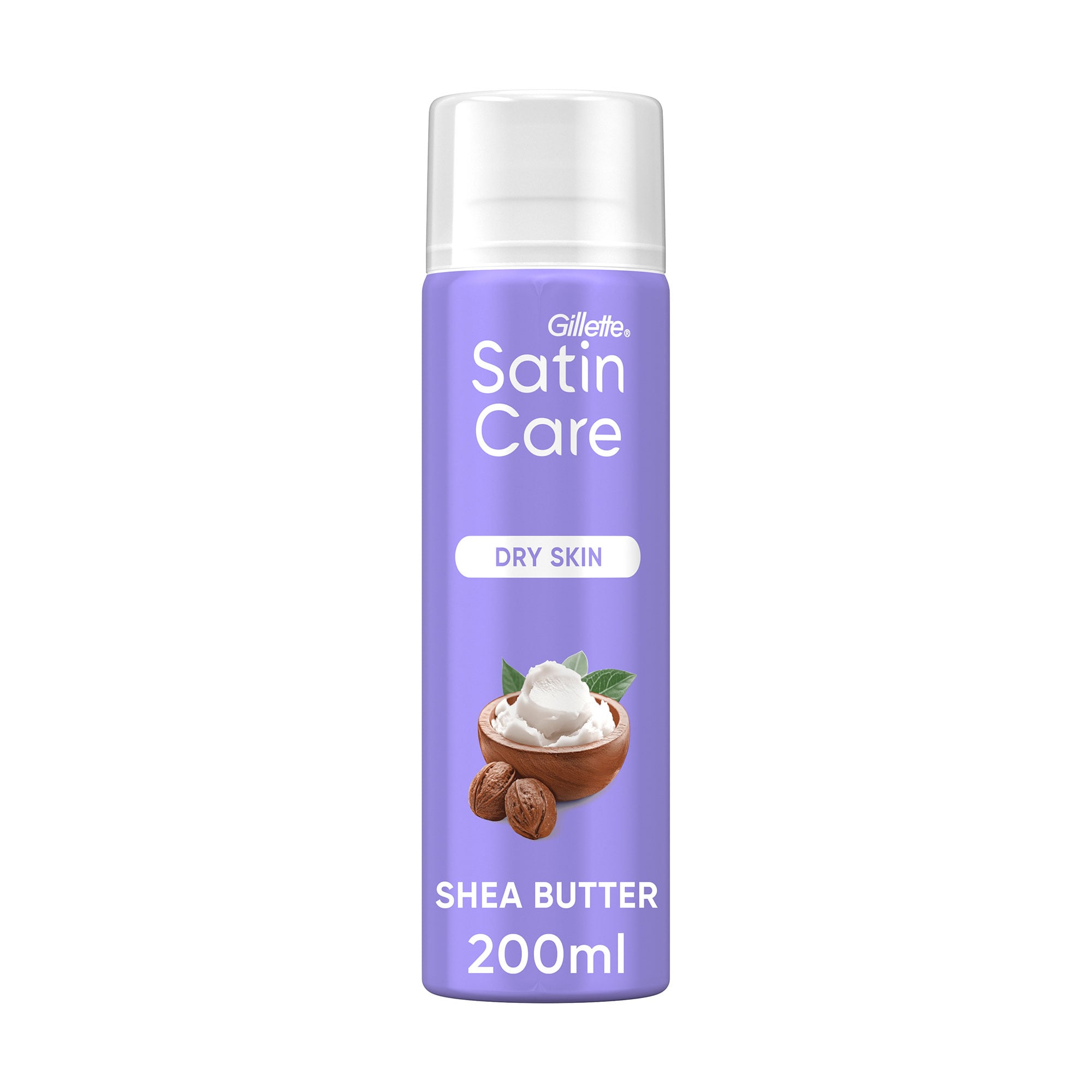 Гель для гоління Gillette Satin Care Dry Skin Shea Butter Silk Shave Gel жіночий, для сухої шкіри, 200 мл
